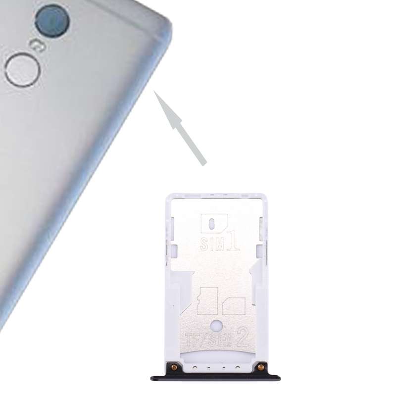 For Xiaomi Redmi Note 4 SIM & SIM / TF Card Tray(Grey)
