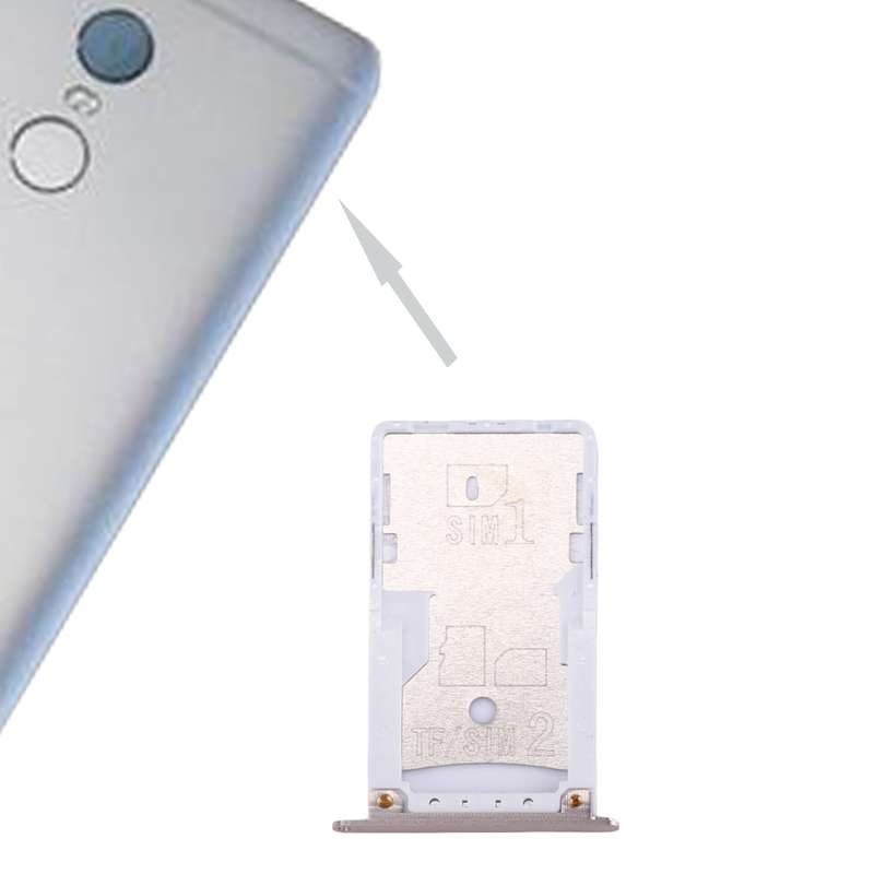 For Xiaomi Redmi Note 4 SIM & SIM / TF Card Tray(Grey)