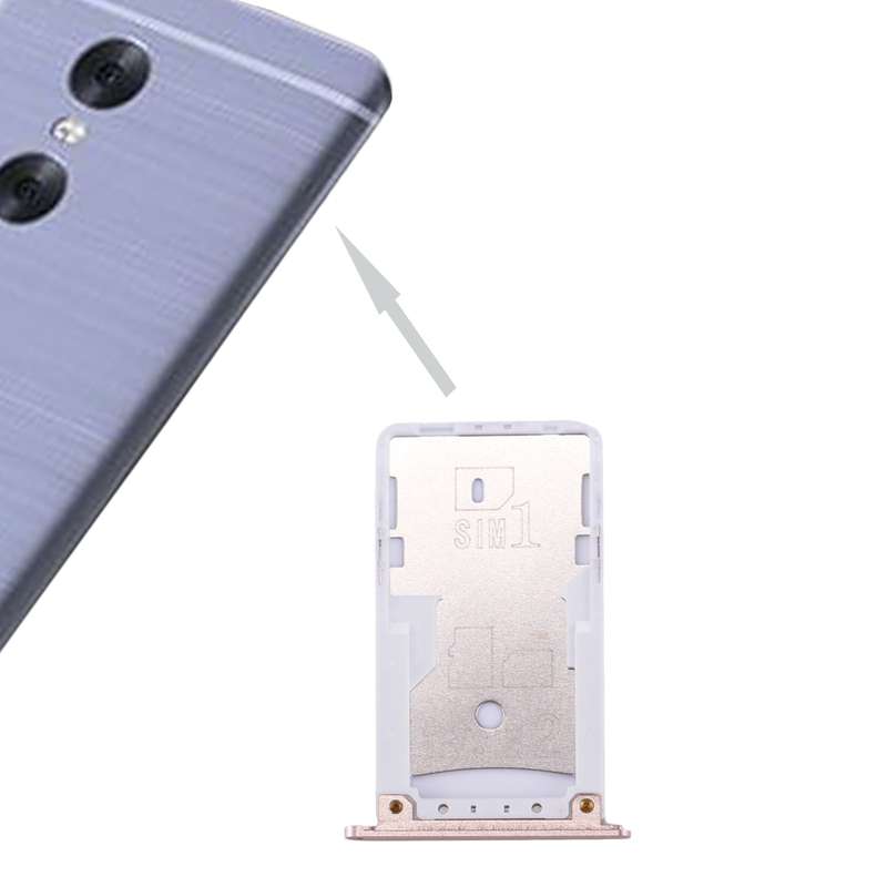 For Xiaomi Redmi Pro SIM & SIM / TF Card Tray(Gold)