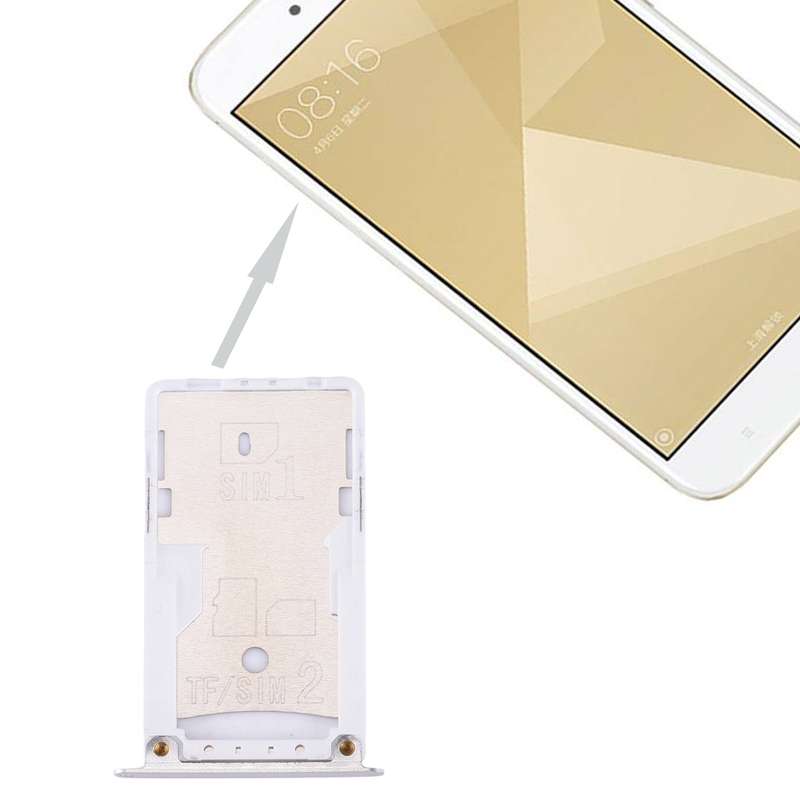 For Xiaomi Redmi 4X SIM & SIM / TF Card Tray(Black)