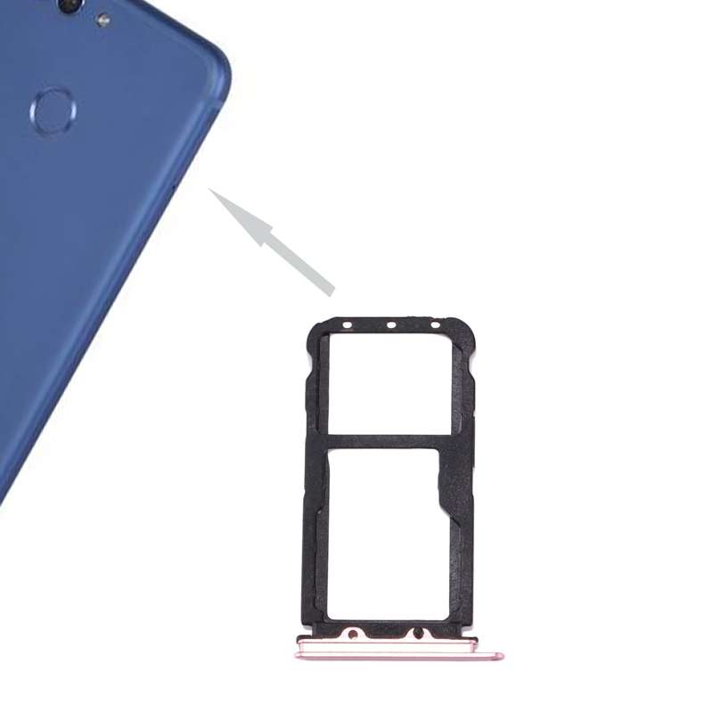 For Huawei nova 2 SIM Card Tray & SIM / Micro SD Card Tray(Black)