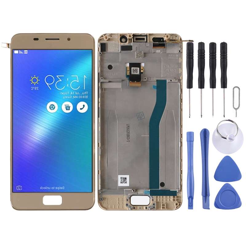 OEM LCD Screen for Asus Zenfone 3S Max ZC521TL X00GD Digitizer Full Assembly with FrameGold)