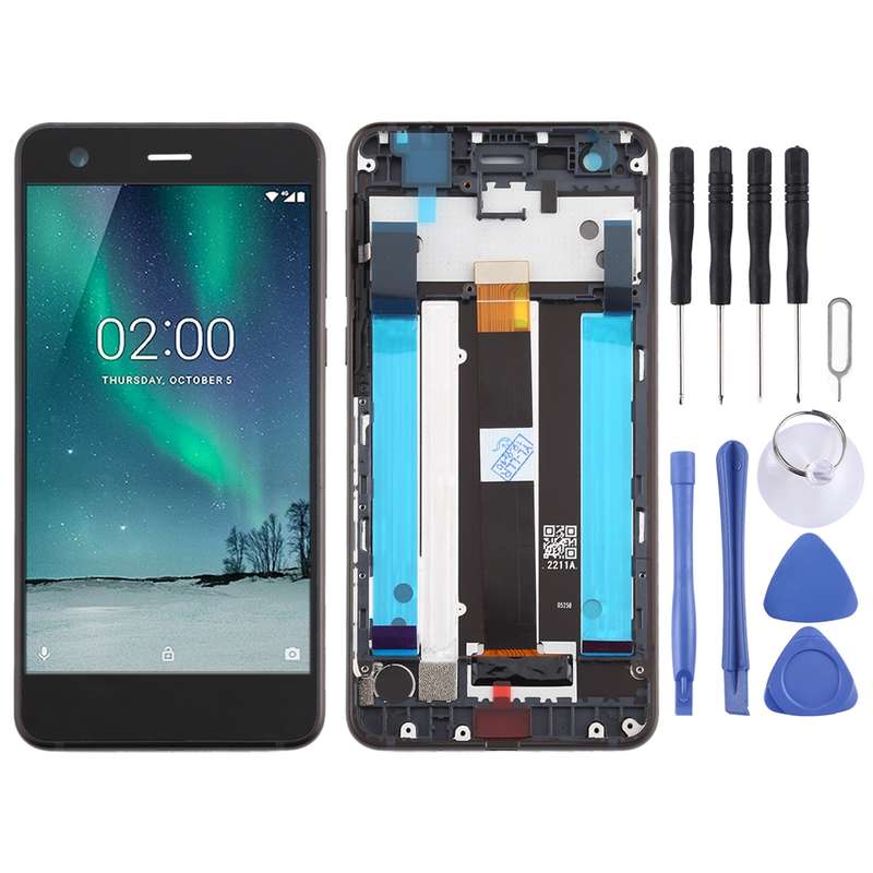 TFT LCD Screen for Nokia 2 N2 TA-1007 TA-1029 TA-1023 TA-1035 TA-1011 Digitizer Full Assembly with F