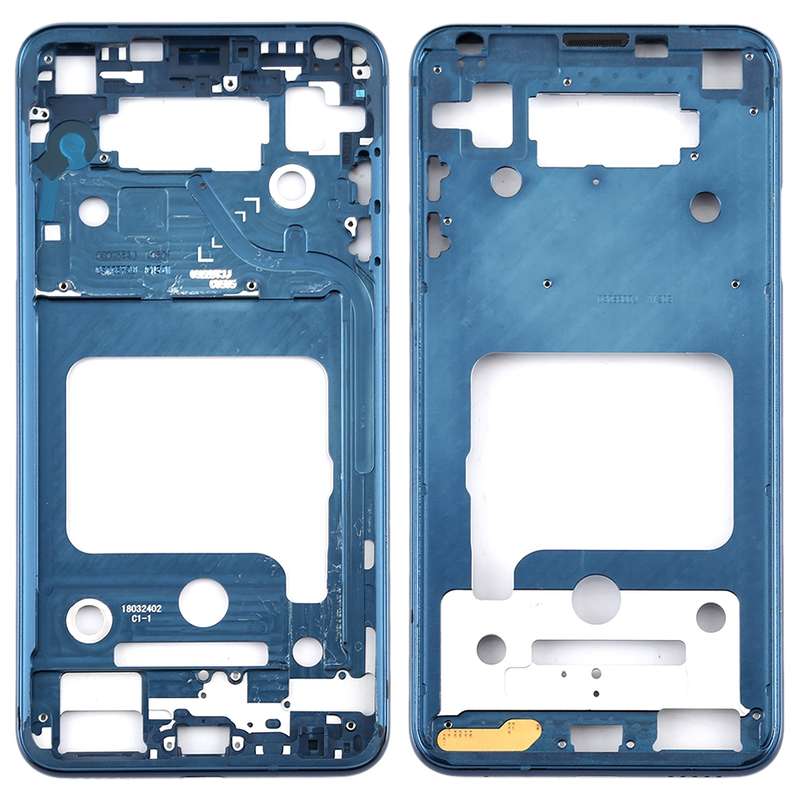 Front Housing LCD Frame Bezel Plate for LG V35 ThinQ (Black)