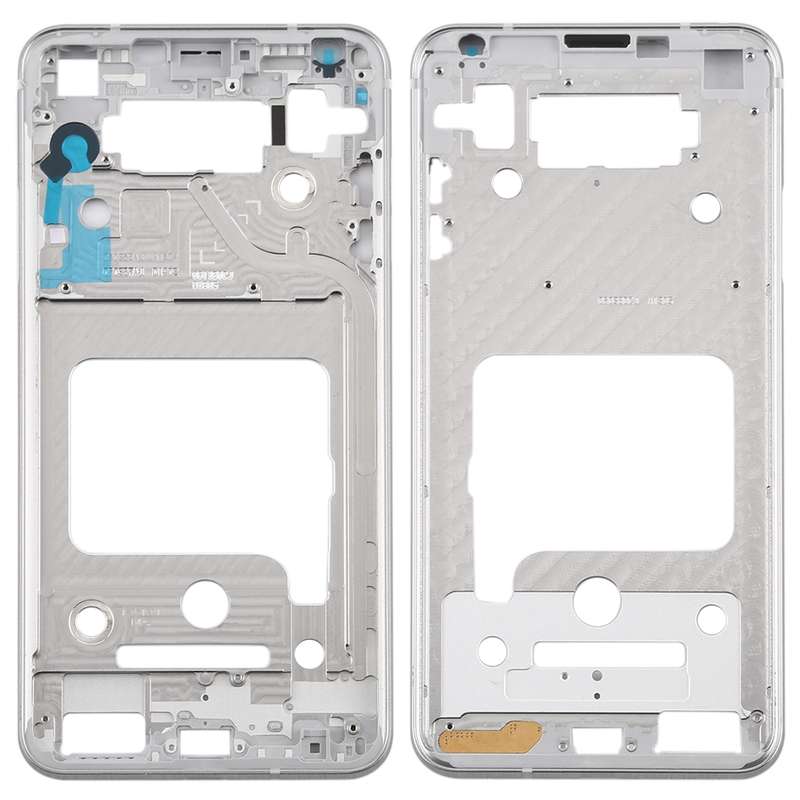 Front Housing LCD Frame Bezel Plate for LG V35 ThinQ (Black)