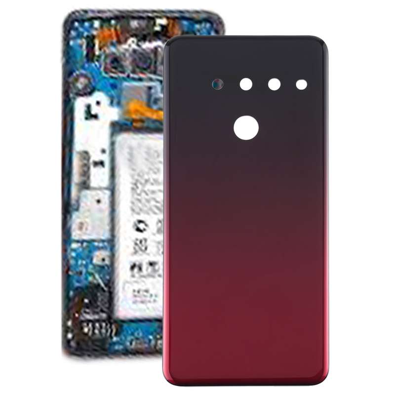 Battery Back Cover for LG G8 ThinQ / G820 G820N G820QM7, KR Version(Black)