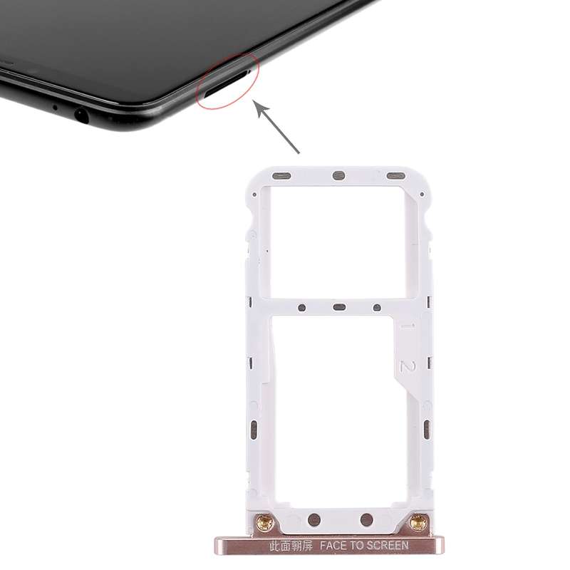 SIM Card Tray for Xiaomi Mi Max 3(Black)