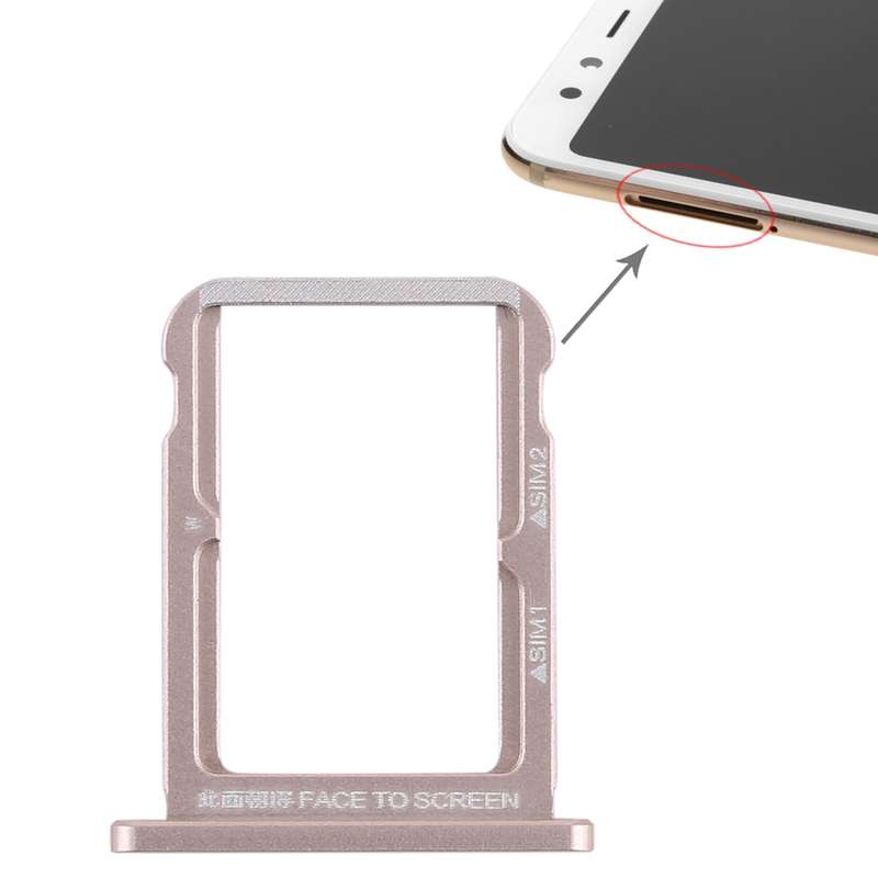 Double SIM Card Tray for Xiaomi Mi 6X (Black)