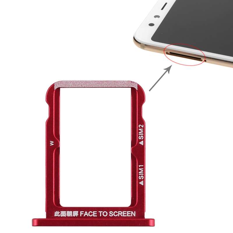 Double SIM Card Tray for Xiaomi Mi 6X (Black)