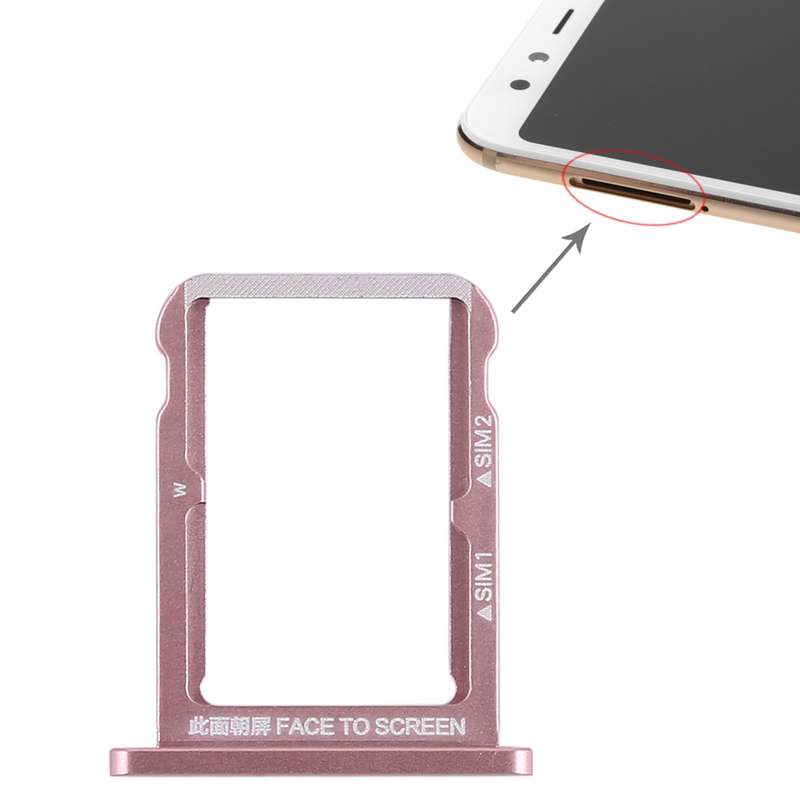 Double SIM Card Tray for Xiaomi Mi 6X (Black)