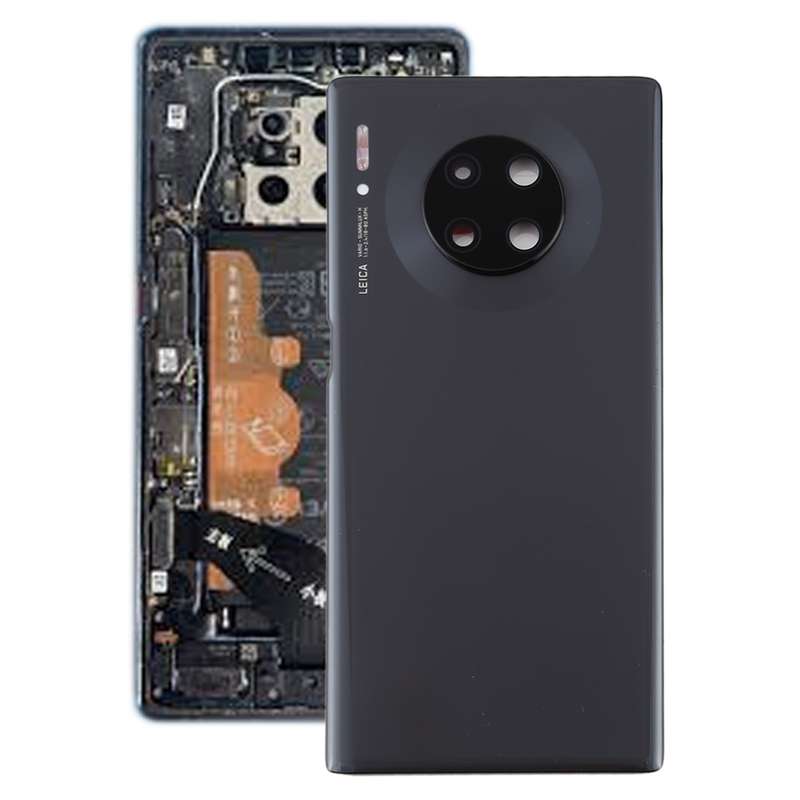 Original Battery Back Cover with Camera Lens for Huawei Mate 30 Pro(Black)