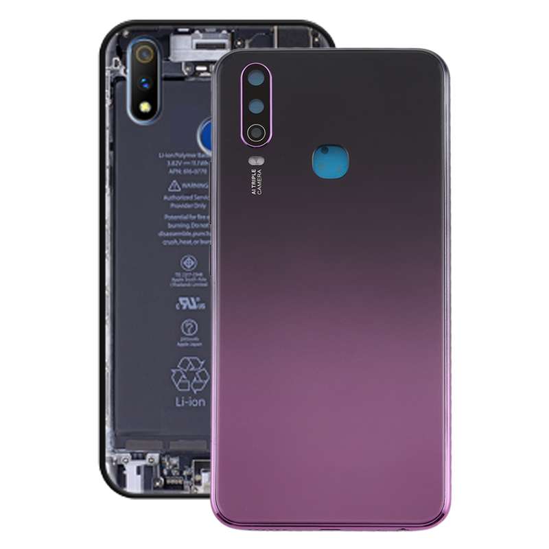 For Vivo Y3 Battery Back Cover with Camera Lens (Pink)