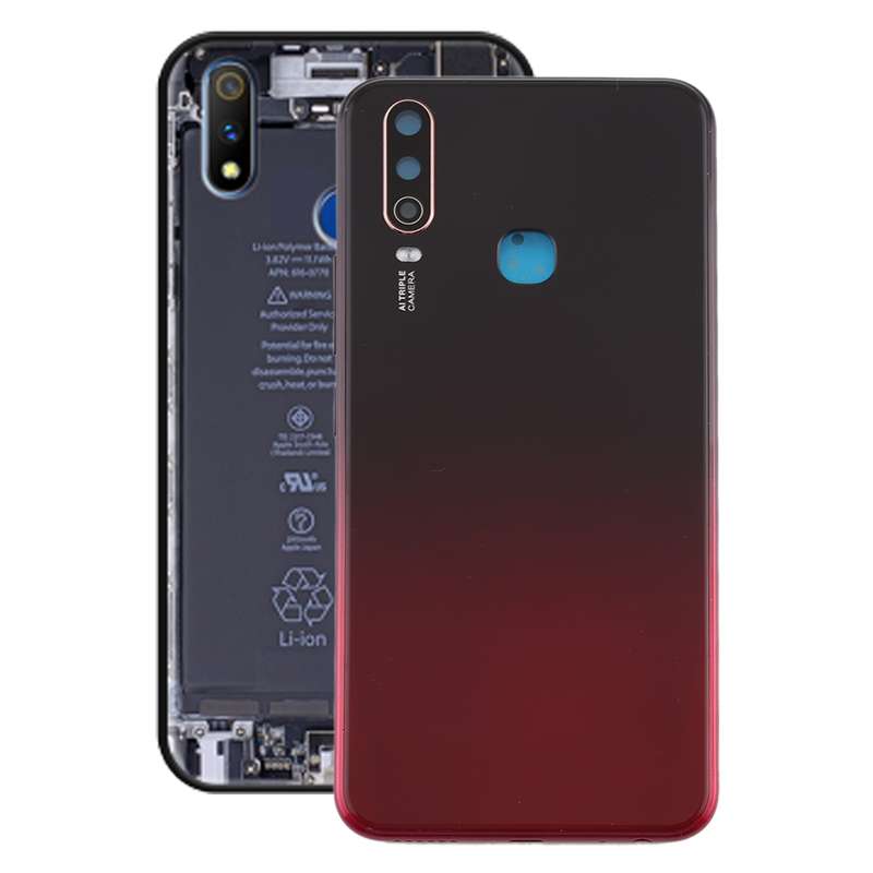 For Vivo Y3 Battery Back Cover with Camera Lens (Pink)