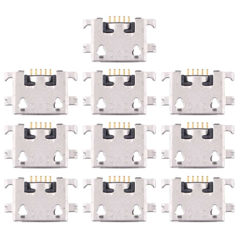 10 PCS Charging Port Connector for Xiaomi Redmi 7 / Redmi 7A