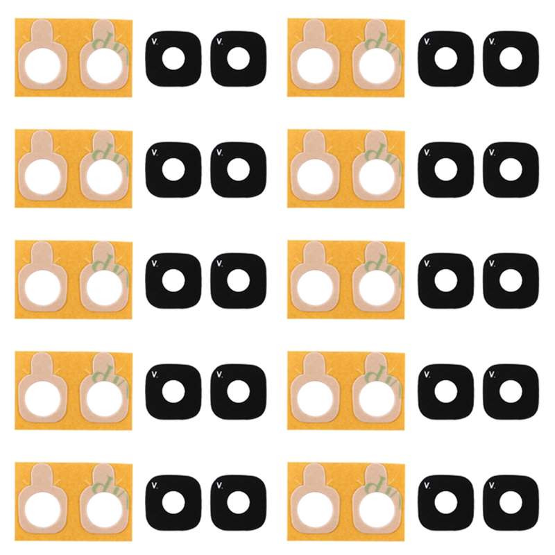 For Galaxy J5 Prime 10pcs Back Camera Lens Cover with Sticker
