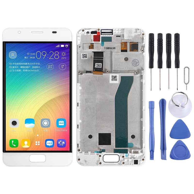 OEM LCD Screen for ASUS ZenFone Pegasus 4A ZB500TL X00KD Digitizer Full Assembly with FrameWhite)