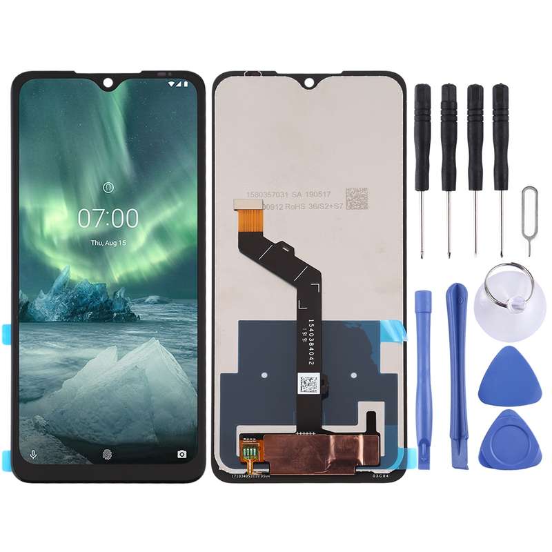 TFT LCD Screen for Nokia 7.2 / 6.2 / TA-1193 / TA-1178 / TA-1196 / TA-1181 with Digitizer Full Assem
