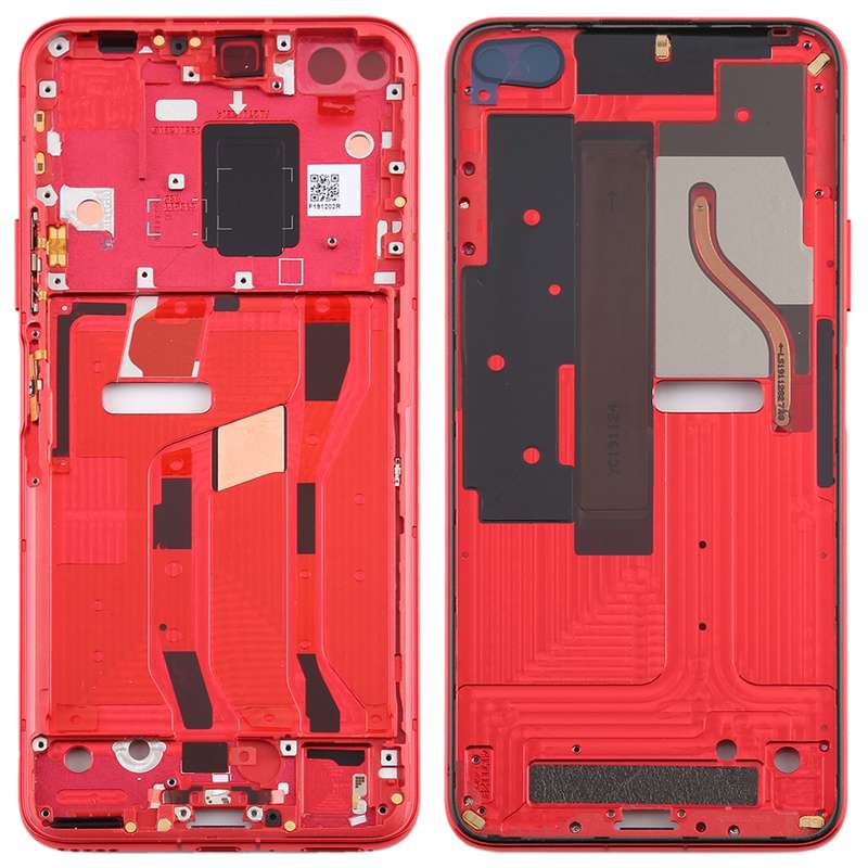 Original Middle Frame Bezel Plate for Huawei Honor V30(White)