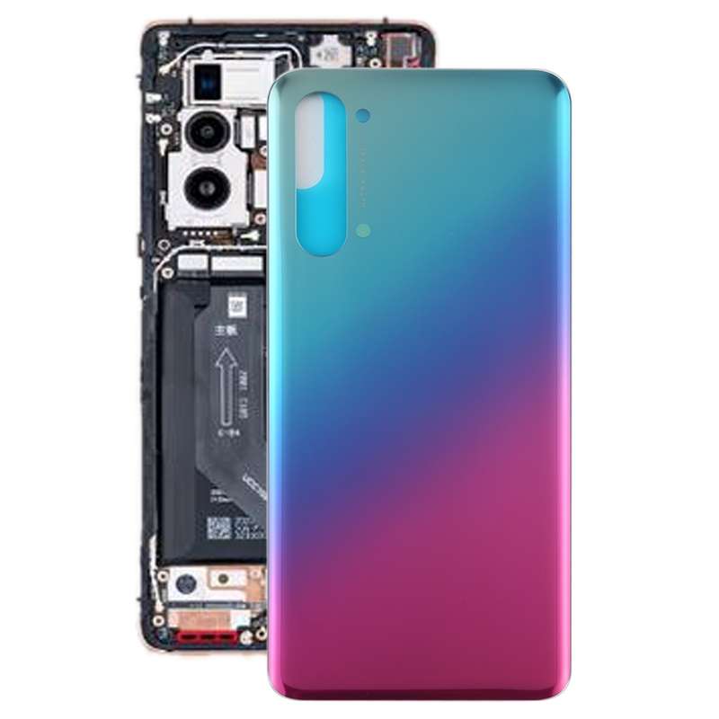 For OPPO Reno3 5G Battery Back Cover (Red)