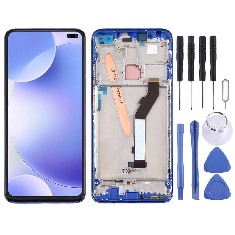 Original LCD Screen for Xiaomi Redmi K30 5G Digitizer Full Assembly with Frame(Black)