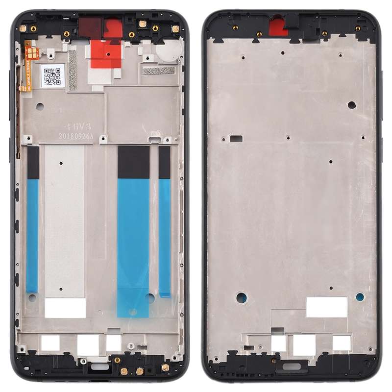 Front Housing LCD Frame Bezel Plate for Nokia X6(2018) / 6.1 Plus TA-1099 (Black)