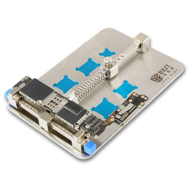 BEST- 001D Stainless Steel Circuit Board Soldering Desoldering PCB Repair Holder Fixtures Mobile Pho