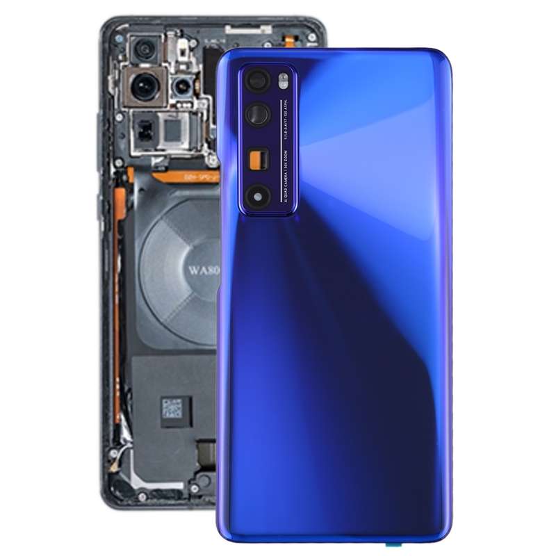 Original Battery Back Cover with Camera Lens Cover for Huawei Nova 7 Pro 5G(Black)