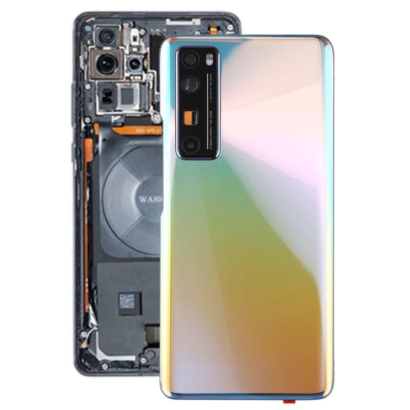 Original Battery Back Cover with Camera Lens Cover for Huawei Nova 7 Pro 5G(Black)