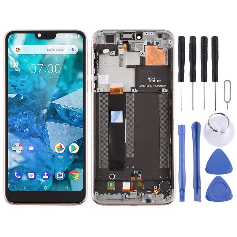 TFT LCD Screen for Nokia 7.1 TA-1100 TA-1096 TA-1095 TA-1085 TA-1097 Digitizer Full Assembly with Fr