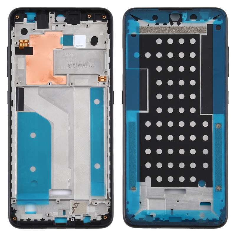 Middle Frame Bezel Plate for Nokia 7.2 / 6.2 / TA-1196 TA-1198 TA-1200 TA-1187 TA-1201 (Black)