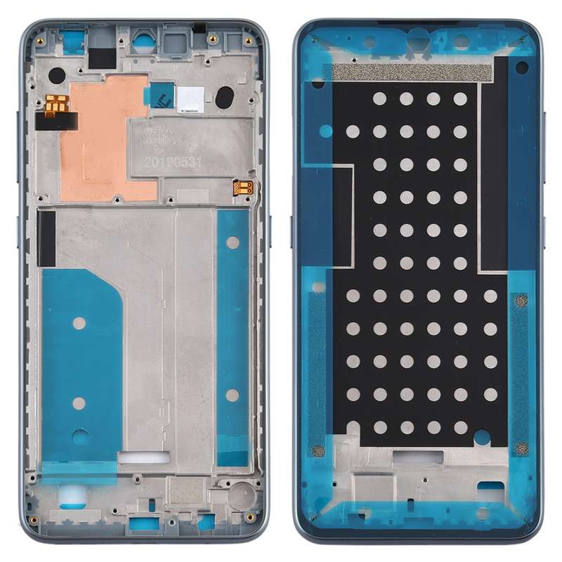 Middle Frame Bezel Plate for Nokia 7.2 / 6.2 / TA-1196 TA-1198 TA-1200 TA-1187 TA-1201 (Black)