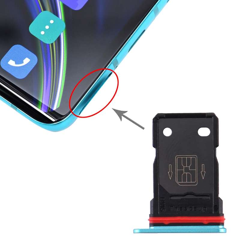 For OnePlus 8 Original SIM Card Tray + SIM Card Tray (Black)