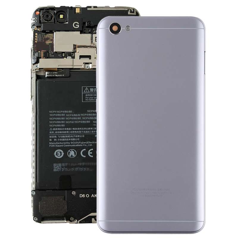 Back Cover with Camera Lens & Side Keys for Xiaomi Redmi Note 5A(Grey)