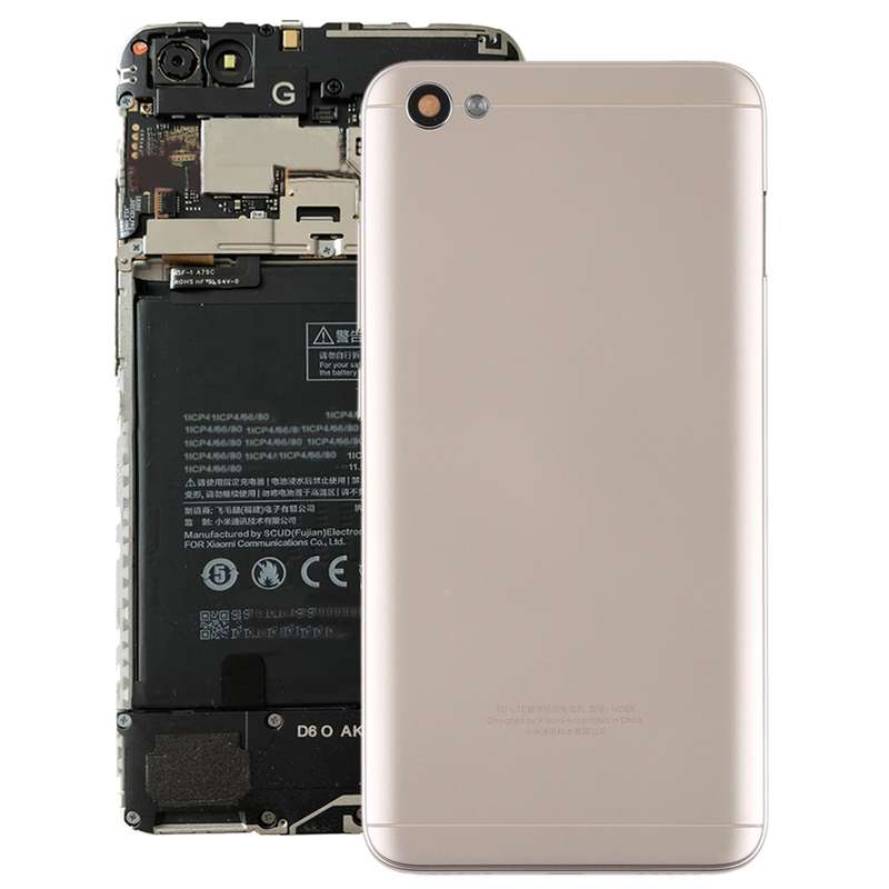 Back Cover with Camera Lens & Side Keys for Xiaomi Redmi Note 5A(Grey)