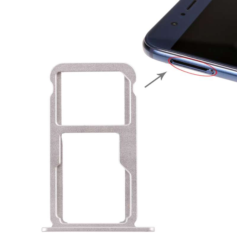 SIM Card Tray + SIM Card Tray / Micro SD Card for Huawei Honor 8 (Pink)