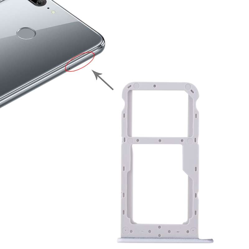 SIM Card Tray + SIM Card Tray / Micro SD Card for Huawei Honor 9 Lite(Black)
