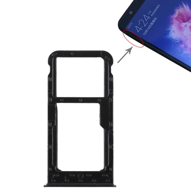 SIM Card Tray + SIM Card Tray / Micro SD Card for Huawei P smart (Enjoy 7S) (Blue)