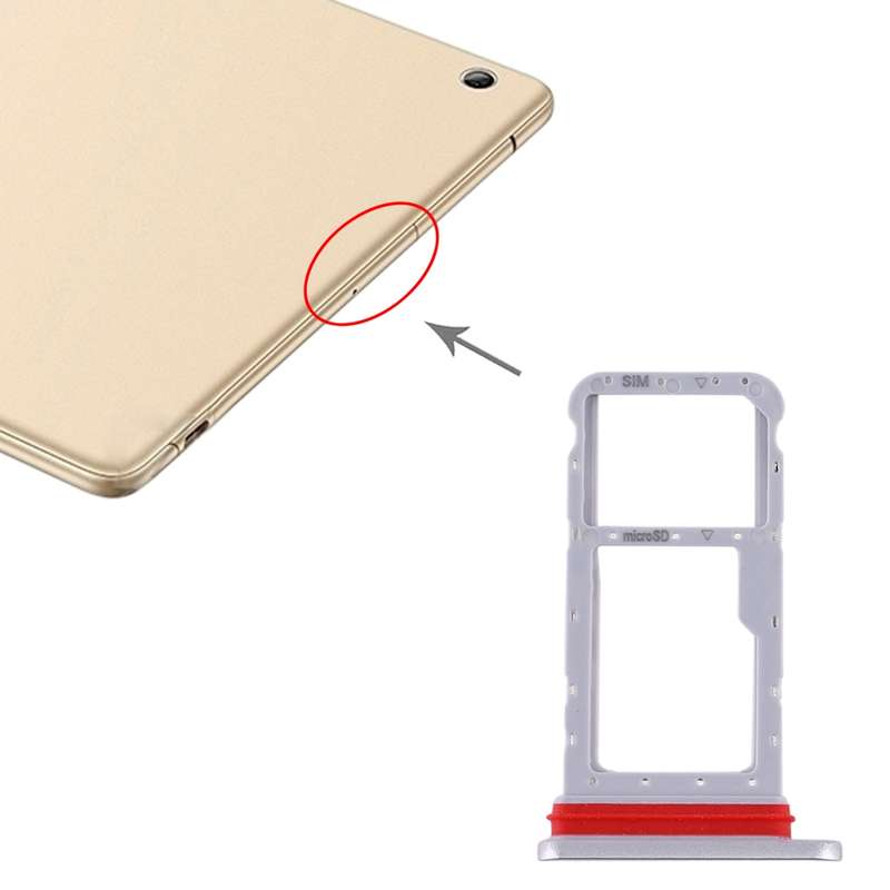 SIM Card Tray + Micro SD Card Tray for Huawei Honor Waterplay (Gold)