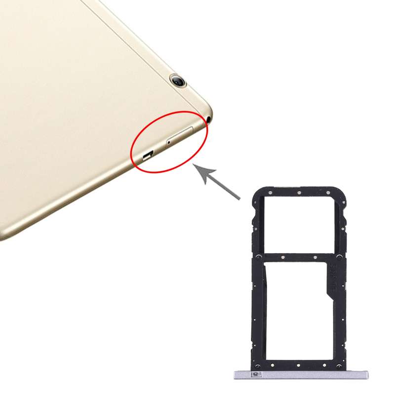 SIM Card Tray + Micro SD Card Tray for Huawei Honor Play Pad 2(9.6 inch)(Gold)