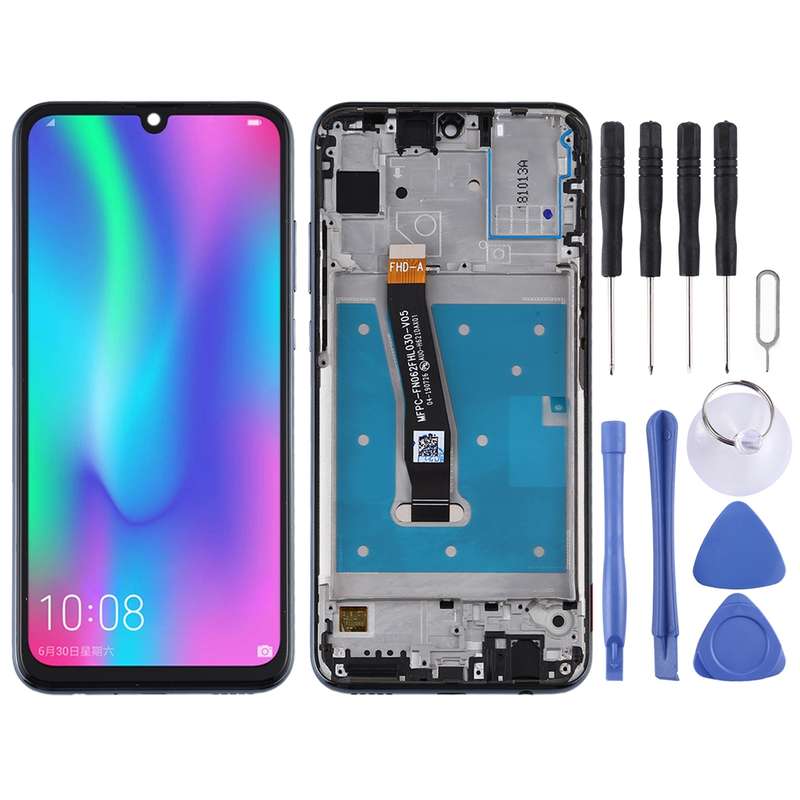 OEM LCD Screen for Huawei Honor 10 Lite Digitizer Full Assembly with Frame(Red)