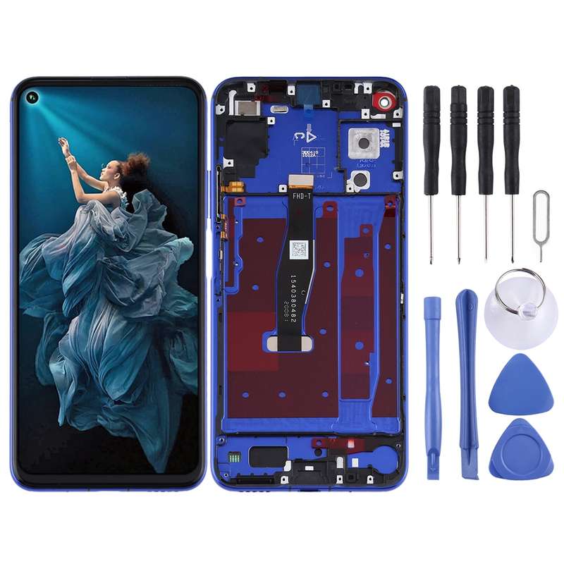 OEM LCD Screen for Huawei Honor 20 / Nova 5T Digitizer Full Assembly with Frame(Black)