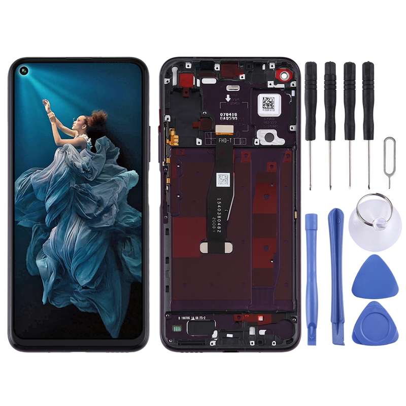 OEM LCD Screen for Huawei Honor 20 Pro Digitizer Full Assembly with Frame(Black)
