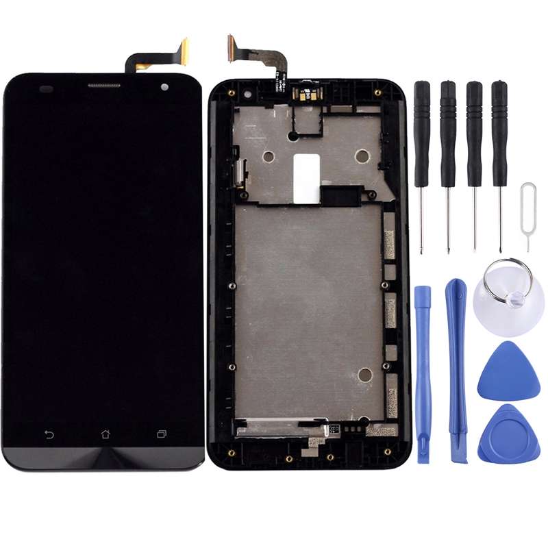 OEM LCD Screen for ASUS Zenfone 2 Laser ZE550KL Z00LD Digitizer Full Assembly with FrameBlack)