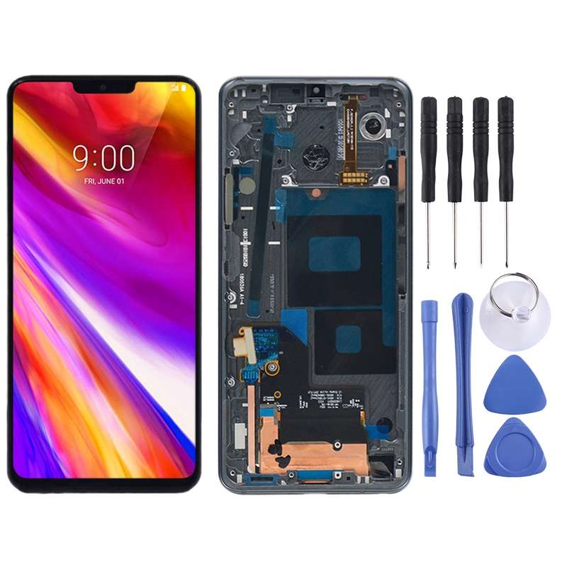 Original LCD Screen for LG G7 ThinQ / G710 G710EM G710PM G710VMP Digitizer Full Assembly with Frame(