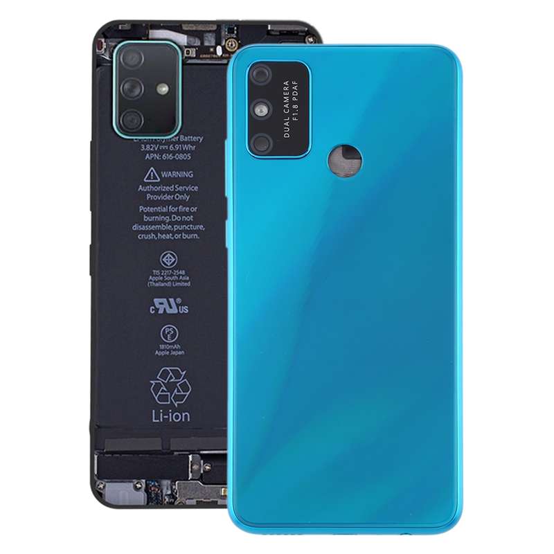 Battery Back Cover With Camera Lens Cover for Huawei Honor Play 9A(Black)