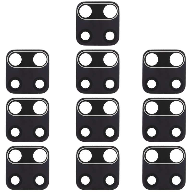 10 PCS Back Camera Lens for Xiaomi Redmi Note 9S / Redmi Note 9 Pro Max / Redmi Note 9 Pro (India) /