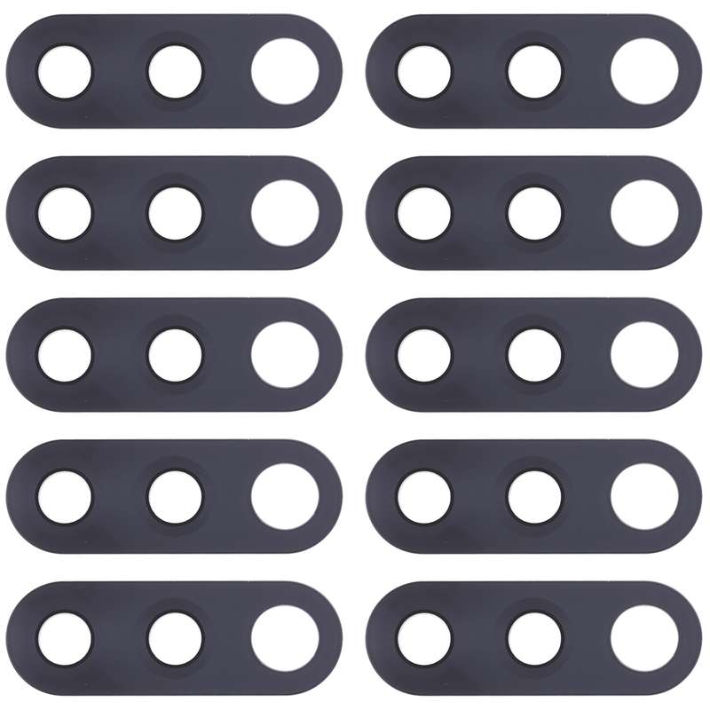 10 PCS Back Camera Lens for Nokia 4.2 / TA-1184 / TA-1133 / TA-1149 / TA-1150 / TA-1157(Black)