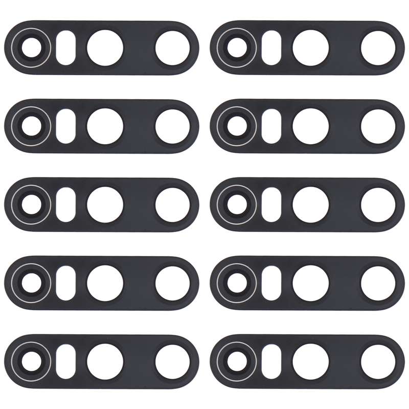 For Vivo X27 10pcs Back Camera Lens (Black)