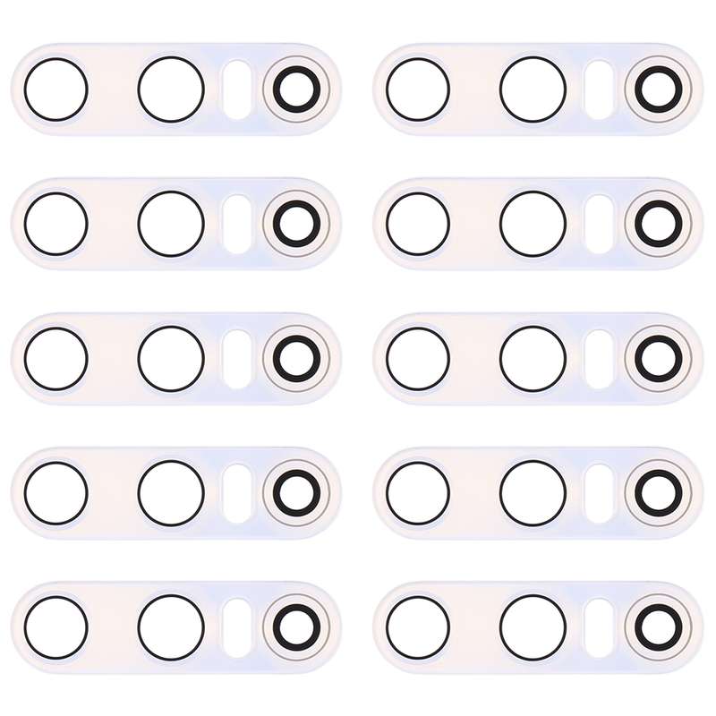 For Vivo X27 10pcs Back Camera Lens (Black)