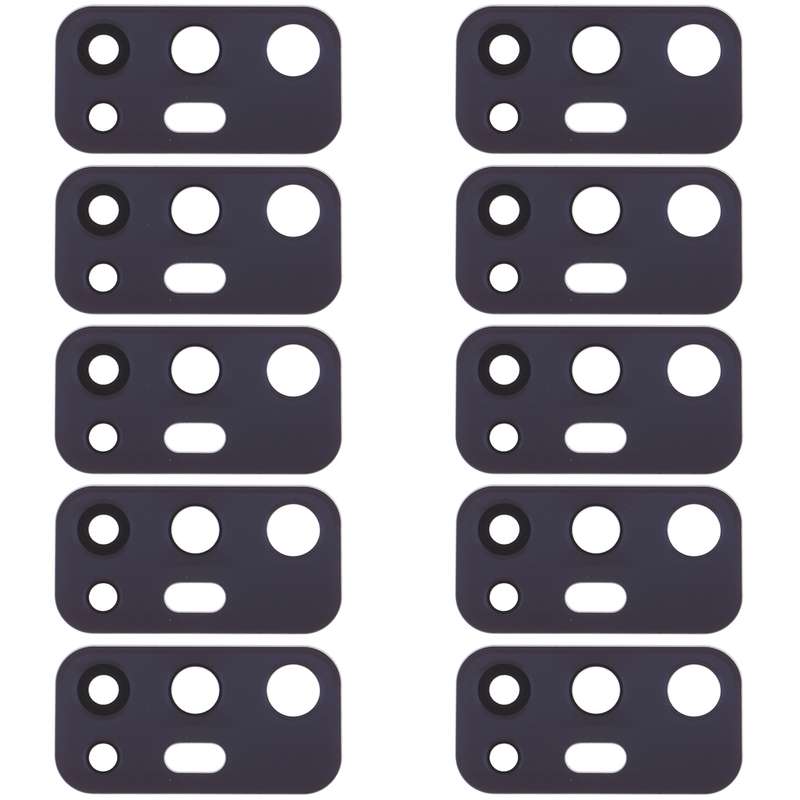For Vivo V17 10pcs Back Camera Lens (Black)